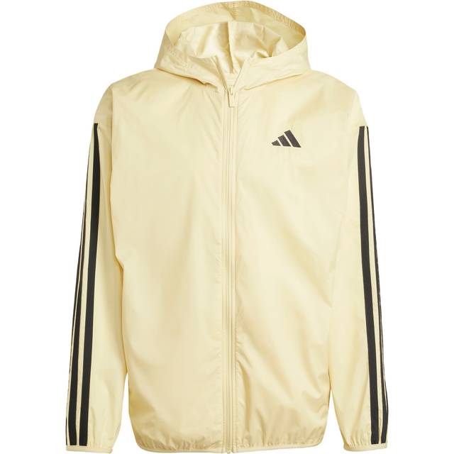 ADIDAS SPORTSWEAR Sportsjakke 'Essentials' pastelgul / sort - SxNormale størrelser