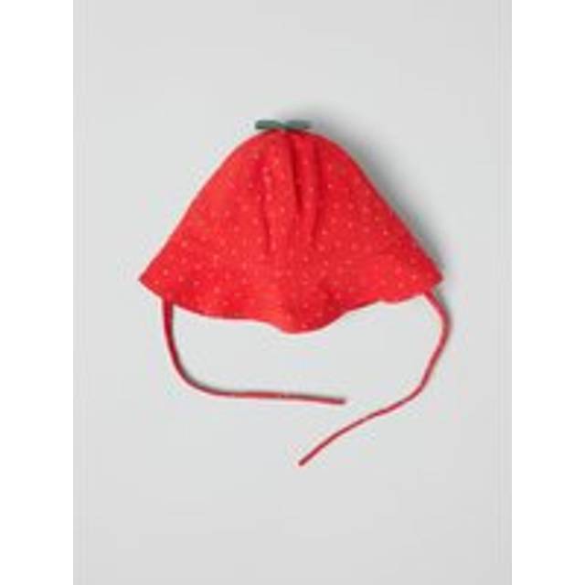 Strawberry Print Baby Sun Hat - Red - 12-24m x 50