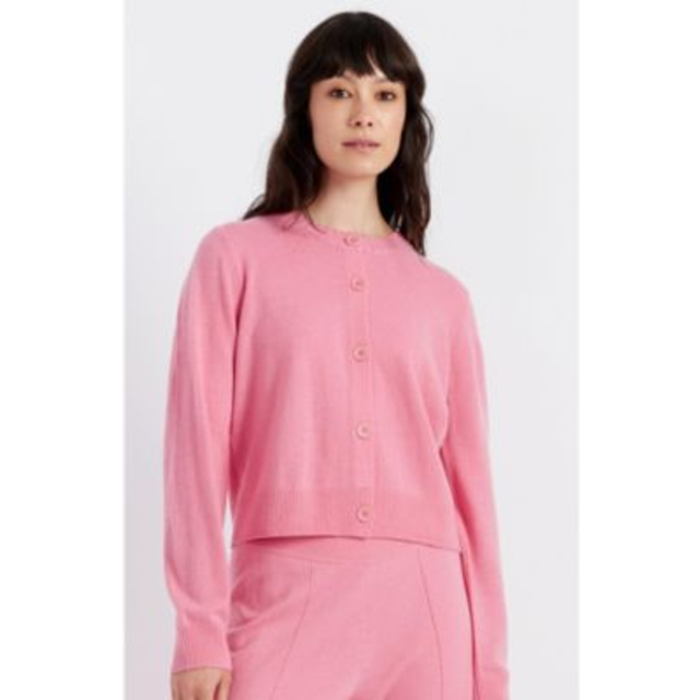Chinti & Parker Wool & Cashmere Crew Neck Cardigan