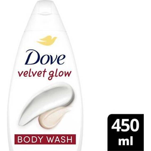 Dove essential care body wash velvet glow 450ml