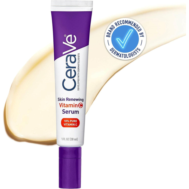 CeraVe Renewing 10% Pure Vitamin C Serum 30ml & Skin Renewing Eye Crea