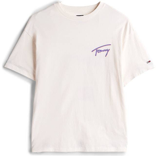 Tommy Jeans Cotton Regular Fit Short Sleeve Logo T-Shirt