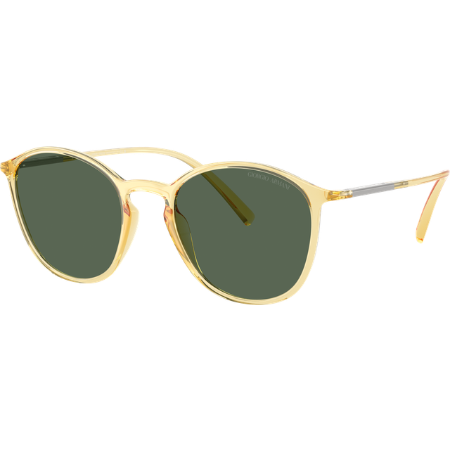 Giorgio Armani Man AR8233U  623871 Sunglasses Injected Yellow Green Pantos Normal