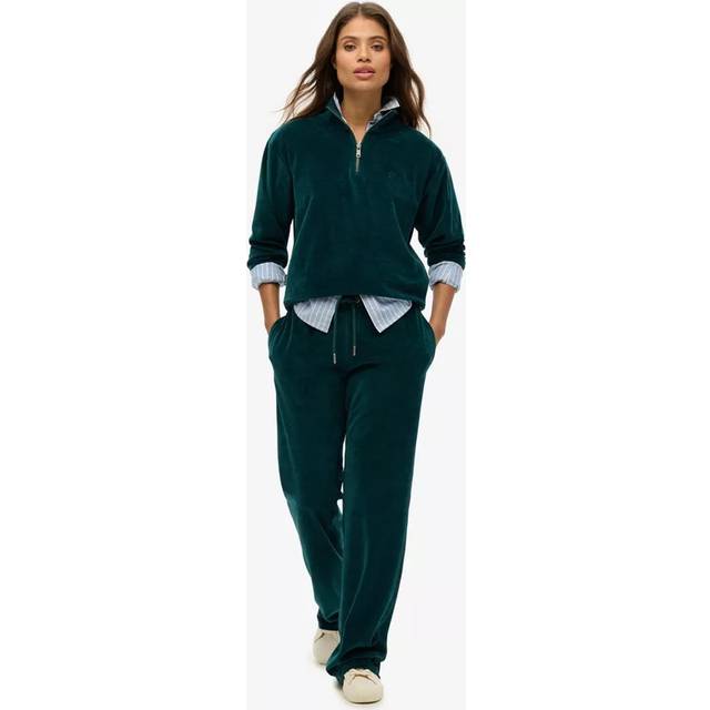 Superdry Velour Wide Leg Joggers