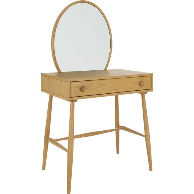 ercol for John Lewis Hambledon Dressing Table & Mirror, Oak