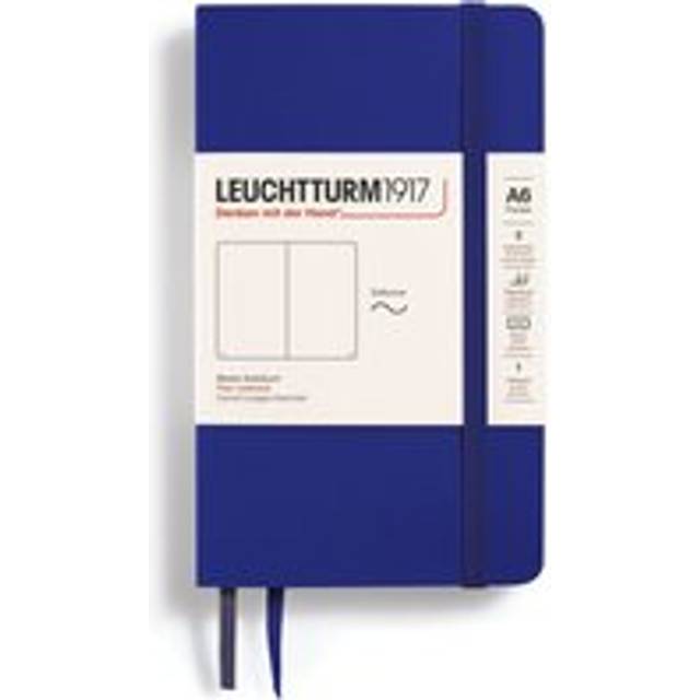 LEUCHTTURM1917 Softcover Pocket A6 Notebook Ink - Plain - Blue