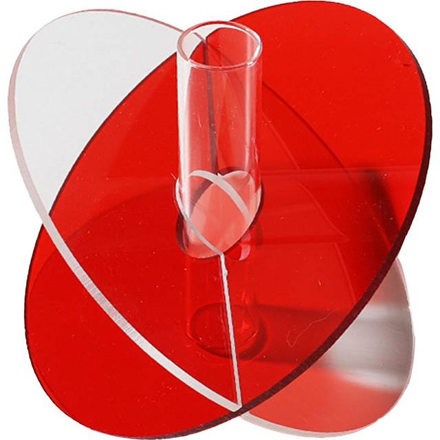 Acrylic Geometric Flower Vase Fine Detail Easy To Clean Acrylic Geometric Minimalist Vase for
