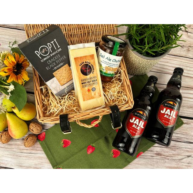 Dartmoor Legend Beer, Cheese and Chutney Hamper - Standard Box