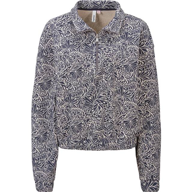 Sweatshirt femme Ragwear Izzar Print - Gris