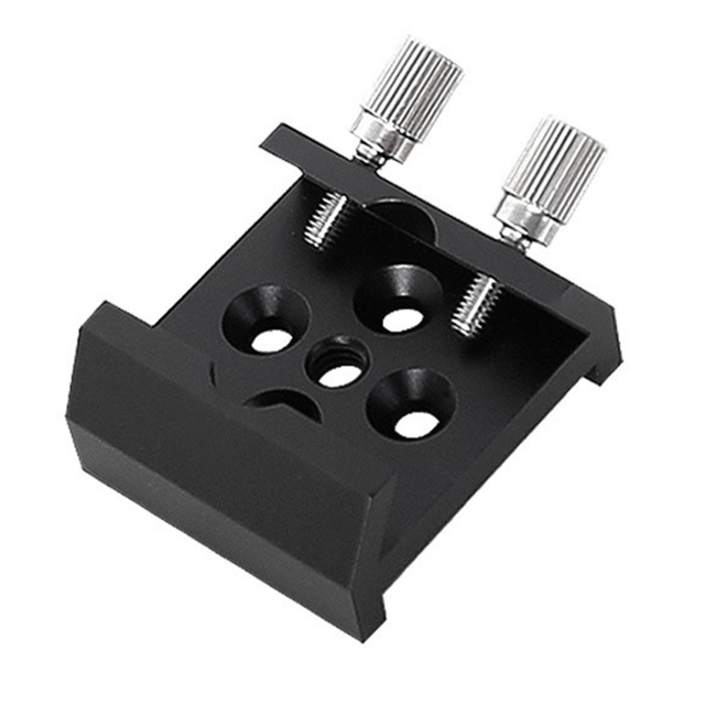 Telescope Finder Base Dovetail Groove 1/4 Thread Modification Astronomical Mount Accessories Black