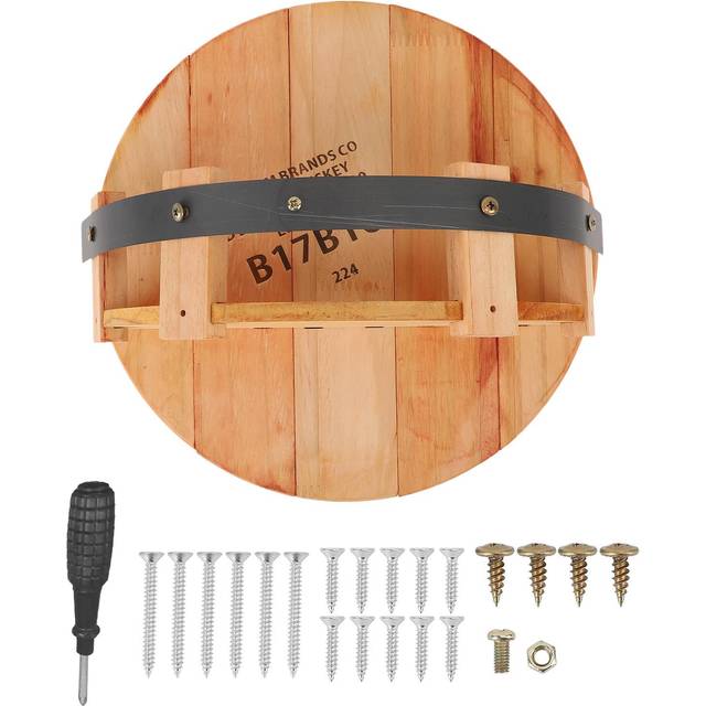 Wall Mounted Wine Rack Space Saving Modern Appearance Wood Wine Storage Shelf for Home Commercial