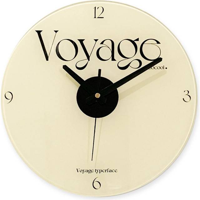 12 Inch Art Wall Clock Modern Accurate Decorative Glass Nordic Style Hanging Clock for Bedroom
