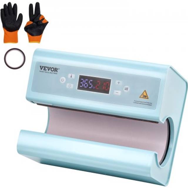 VEVOR Automatische Tumbler-Hitzepresse Sublimationsbecher 325-887ml Blau