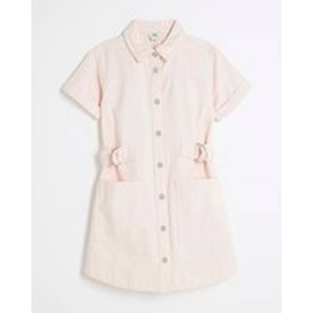 River Island Girls Pink Short Sleeve Shift Dress - 11 Yrs
