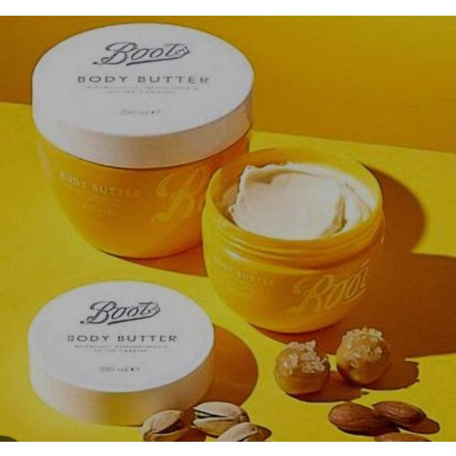 Boots body butter with pistachio almond milk & salted caramel 200ml