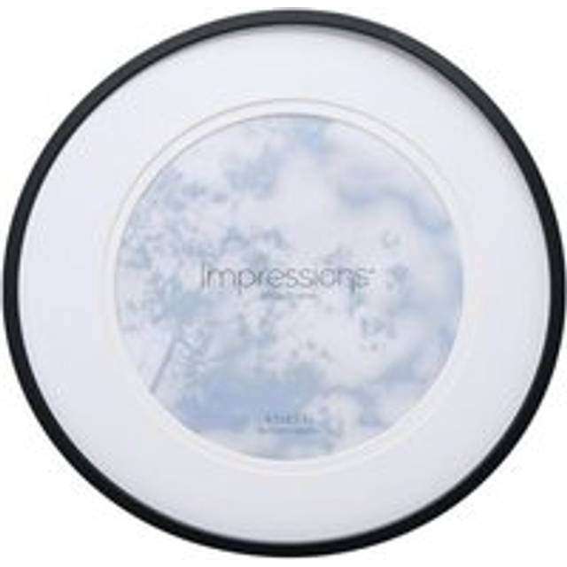 Black Round Photo Frame