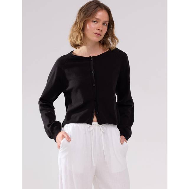 Fine-knit cardigan