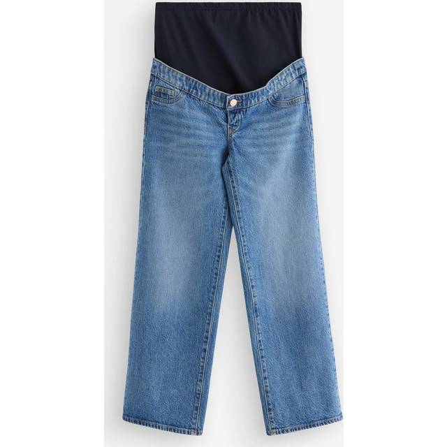 MOM WIDE Hanna croppade gravidjeans