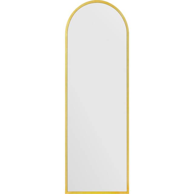 Arcus Arched Slim Indoor Outdoor Full Length Wall Mirror - Gold