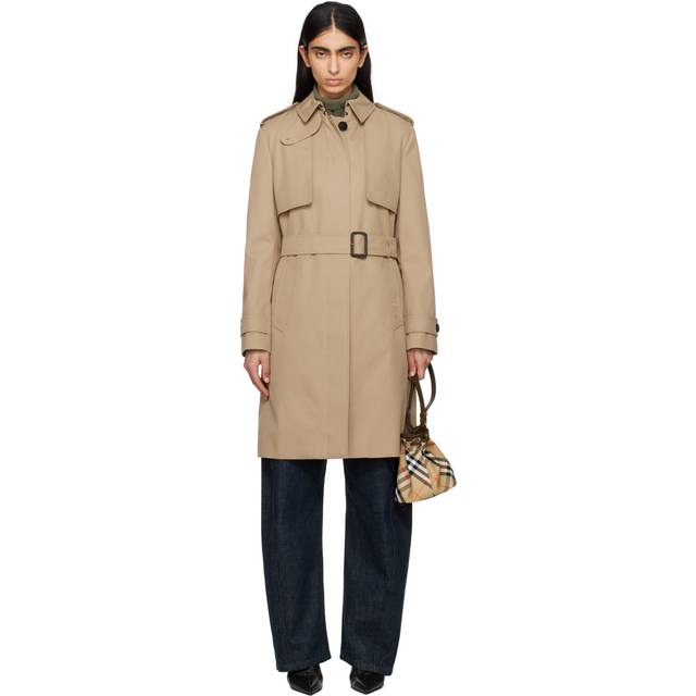 MACKAGE Beige Winn Trench Coat - C0274 Light Camel - L