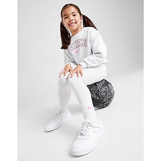 Nike Girls' Varsity Crew Tracksuit Children - Grey - 5-6Y