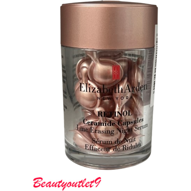 Elizabeth arden retinol ceramide capsules line erasing night serum 30 cap unbox