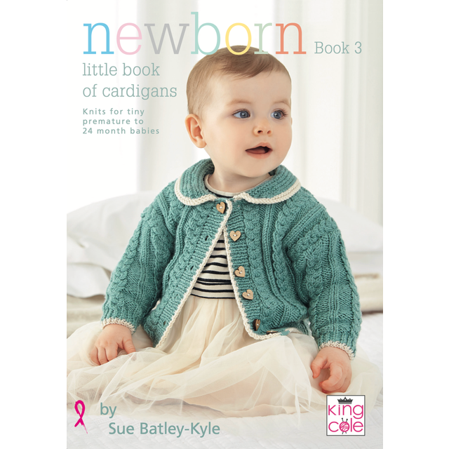 King Cole Newborn Book 3 - Little Book of Cardigans