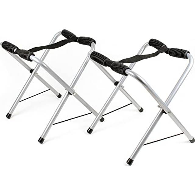 Wiltec Kajak förvaringsställning vikbar 370x330x410mm aluminium lagerbock för förvaring av kajak kanot, båt