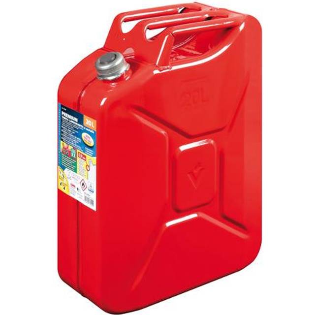 Lampa premium metal fuel can 20l red
