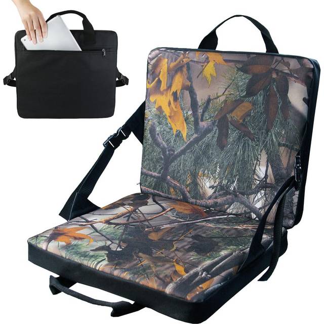 Camping Padded Floor Chair Portable Folding Waterproof Outdoor Fishing Seat Cushion Stadium Seats