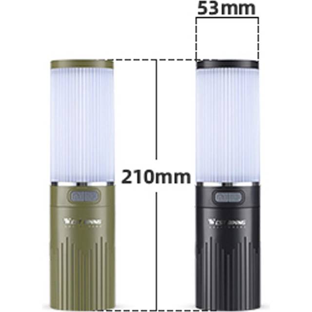 Multifunctional Camping Light LED Campsite String Light Waterproof Tent Light Work Lamp with green