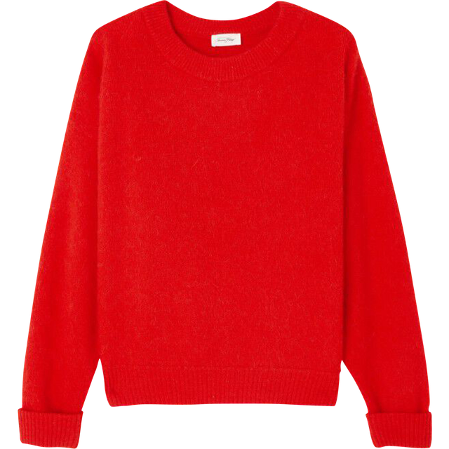 Vitow Loose Fit Jumper with Boat Neck - Strawberry - M/L