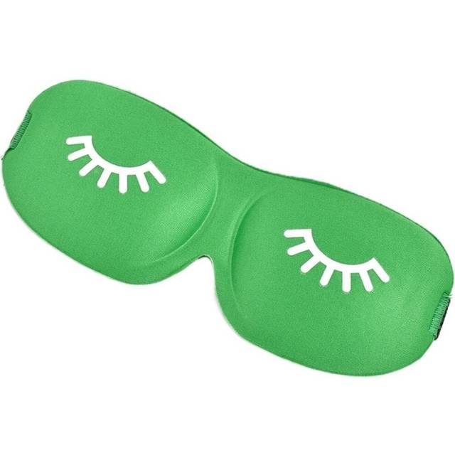 Blindfolds, Sleep Mask Beauty Eyelash Sleeping Eye Mask Eyeshade Sleep Aid Travel Outdoor Home Eyes Rest Relax Eyecover Health Care (Color : Green)