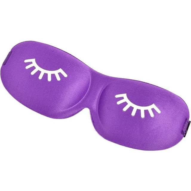 Blindfolds, Sleep Mask Beauty Eyelash Sleeping Eye Mask Eyeshade Sleep Aid Travel Outdoor Home Eyes Rest Relax Eyecover Health Care (Color : Purple)