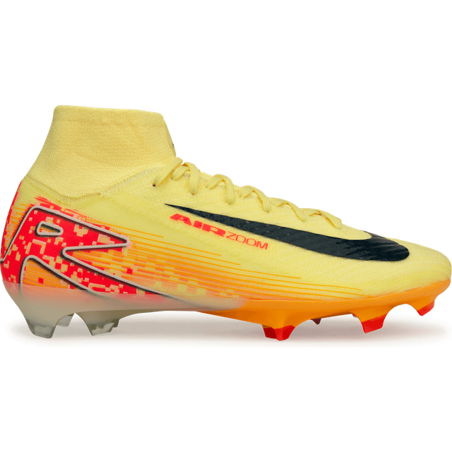 Mercurial Superfly 10 Elite Mbappé FG fotbollsskor, LT LASER ORANGE/ARMORY NAVY, Unisex, 7.5