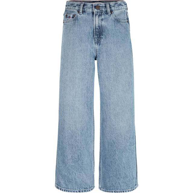Sequin Flag Wide Leg Jeans