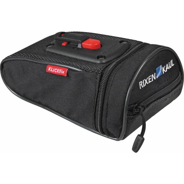 KlickFix 0296S Micro 80 Plus Saddle Bag, Black, 18 x 8 x 6 cm