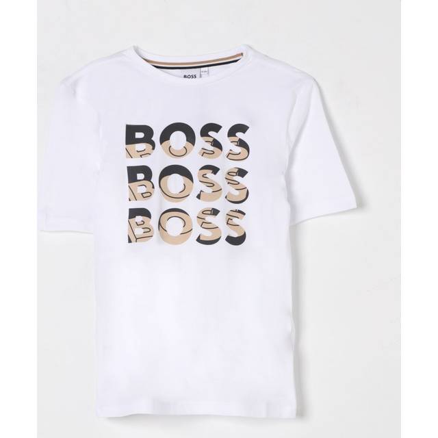 BOSS Kids' Logo T-Shirt, White