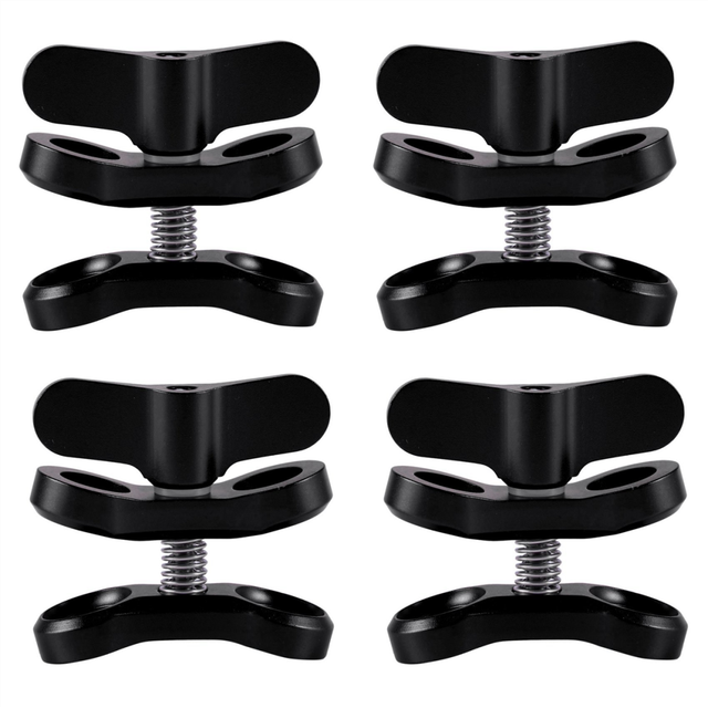 4X Camera Accessory Diving Lights Ball Butterfly Clip Arm Clamp Mount for Hero 3+/4/5 Gitup SJ6000