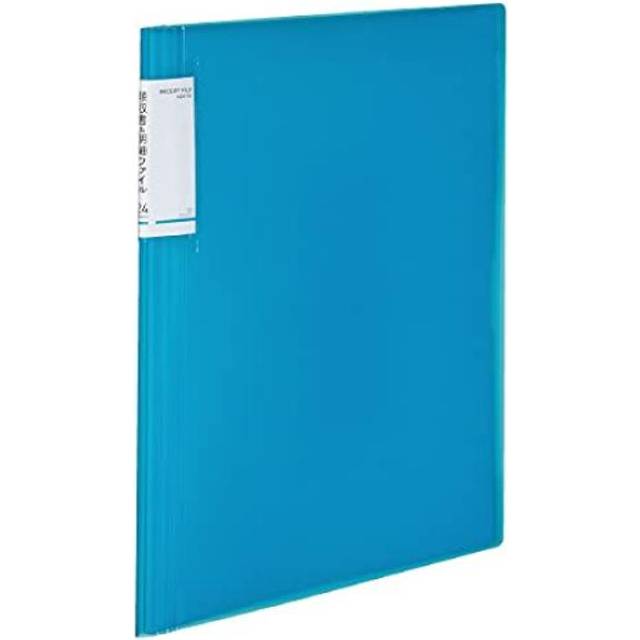 KOKUYO Receipt Detail File Fixed Type Novita A4 24 Pocket Blue Purchase Set of & La-NVR510LB [Bulk 3] blue