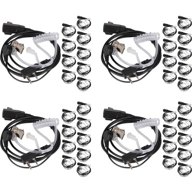 40PCS Accessories Air Acoustic Tube Headset Earpiece for Radio Walkie Talkie 888S UV-5R UV-82
