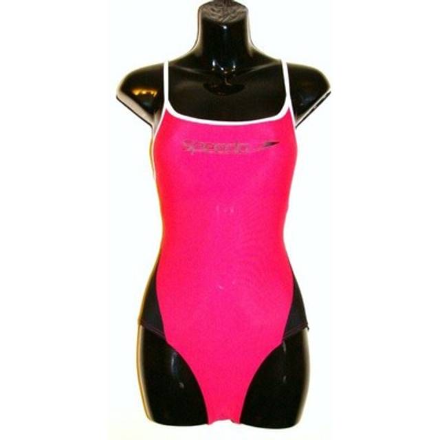 Ladies swimming costume speedo elate suit wear pink sport one piece 30"