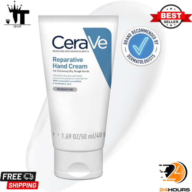 Best cerave reparative hand cream with ceramides | for dry & rough hands - 50ml