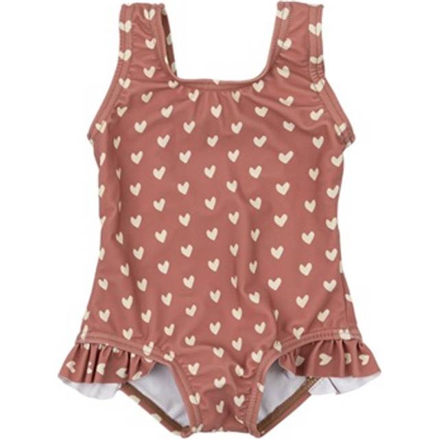 PETIT PIAO Swimsuit Butterfly Printed Stl. 98/104Y unisex - Badkläder Från Magasin - Withered Rose Hea (98/104Y)