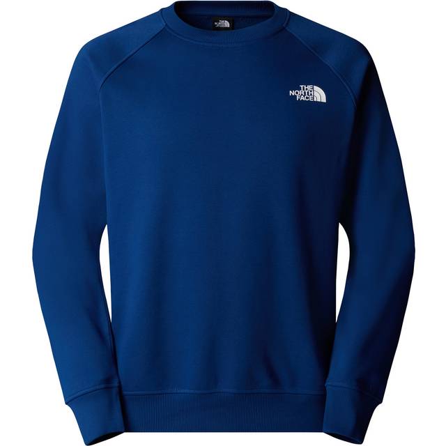 The North Face Men's Raglan Redbox Sweatshirt Estate Blue-tnf White Size XL male - Estate Blue-TNF White (XL)