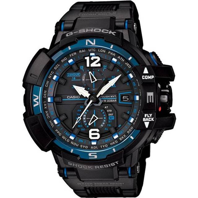 CASIO G-Shock Gravitymaster 'Black' GW-A1100FC-1A - Blackblue - Free