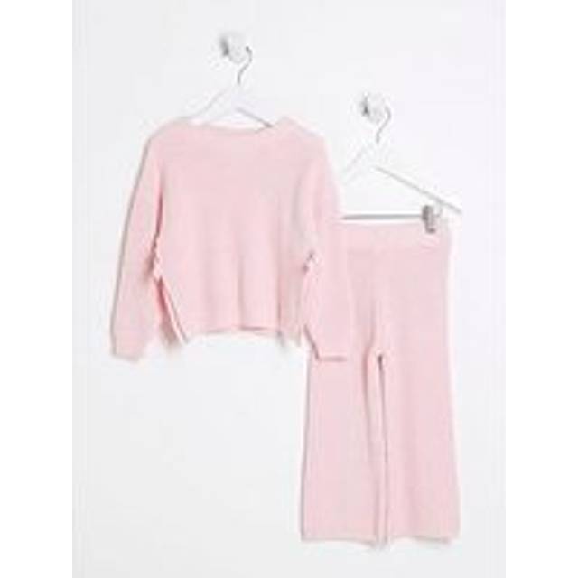 River Island Mini Girls Pink Jumper Set - 18-24 Mths