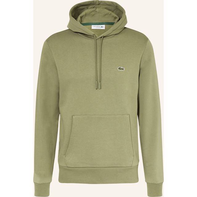 Lacoste Fleece Hoodie Size 3 - S Khaki Green