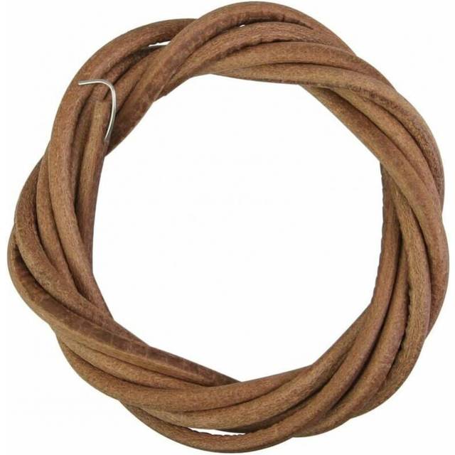 180cm Sewing Machine Belt Leather Antique Solid Non-Slip Belt with Hook Sewing Machine Accessory Brown for Sewing Machine Foot Pedal Singer