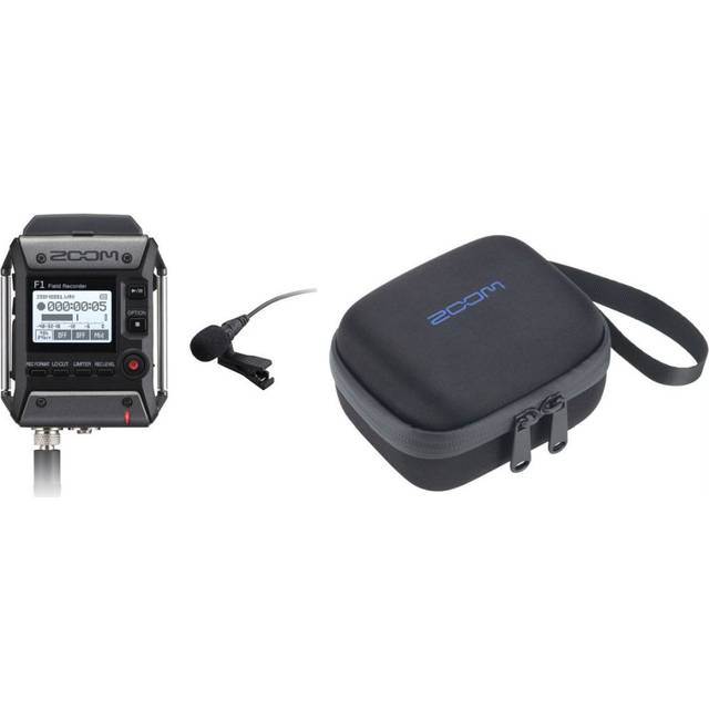 Zoom F1-LP Field Recorder with Lavalier Microphone + Carrying bag